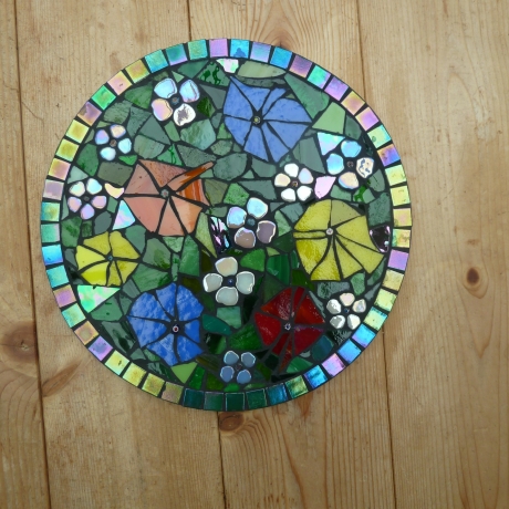 Mosaik  Garten Trittstein Blumenwiese