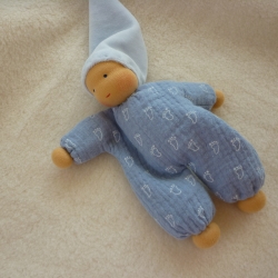 TausendschönStoffpuppen Schlenkerchen Musselin