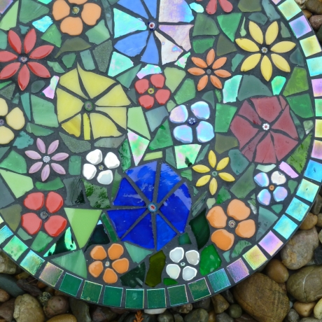 Mosaik  Garten Trittstein Blumenwiese