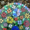 Mosaik  Garten Trittstein Blumenwiese