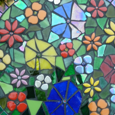 Mosaik  Garten Trittstein Blumenwiese