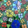 Mosaik  Garten Trittstein Blumenwiese