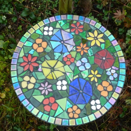 Mosaik  Garten Trittstein Blumenwiese