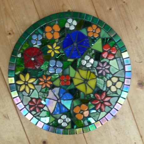Mosaik  Garten Trittstein Blumenwiese