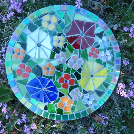 Mosaik  Garten Trittstein Blumenwiese