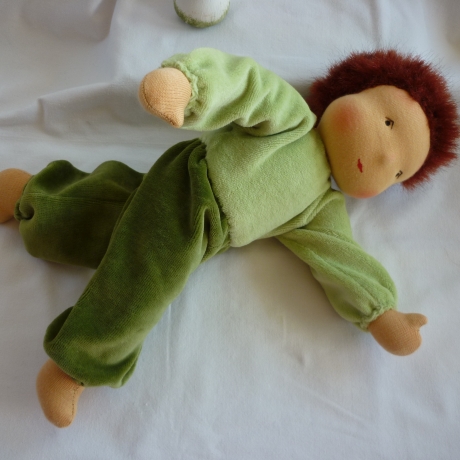 Schlamperle. Stoffpuppe nach Art der Waldorfpuppe