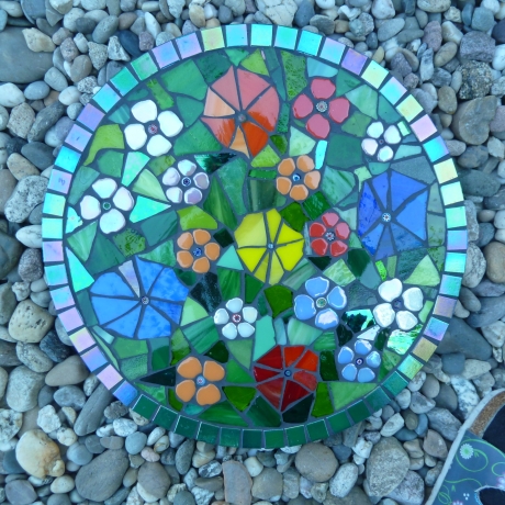 Mosaik  Garten Trittstein Blumenwiese