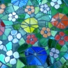 Mosaik  Garten Trittstein Blumenwiese