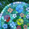 Mosaik  Garten Trittstein Blumenwiese