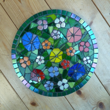 Mosaik  Garten Trittstein Blumenwiese