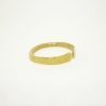 Messing-Ring, gehämmert; 24k handvergoldet, Geschenkidee