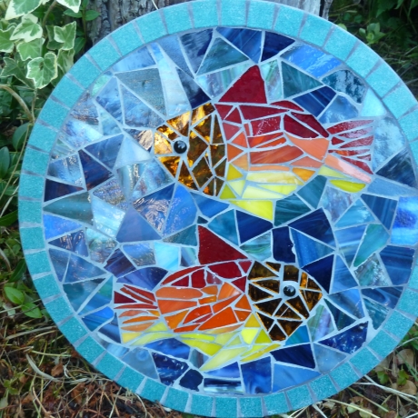 Mosaik  Garten Trittstein suncatcher