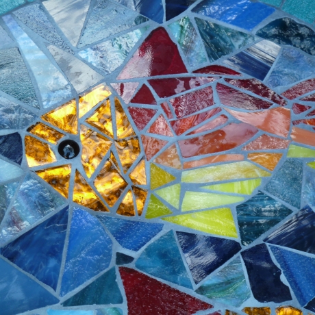 Mosaik  Garten Trittstein suncatcher