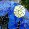 Mosaik  Garten Trittstein Katze