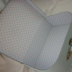 Puppenkoffer mittel, 25,5 x 17,5 cm, babyblau