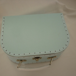 Puppenkoffer klein, 20 x 15 cm, babyblau