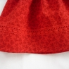 Rotes Puppenkleid. Für Puppengröße 37 - 40 cm