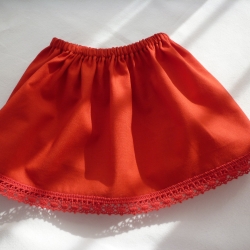 Rock, Unterrock für Puppengröße 37 - 40 cm