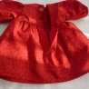 Rotes Puppenkleid. Für Puppengröße 37 - 40 cm