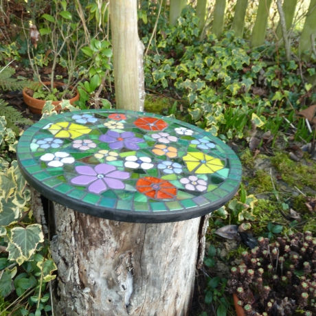 Mosaik  Garten Trittstein Blumenwiese