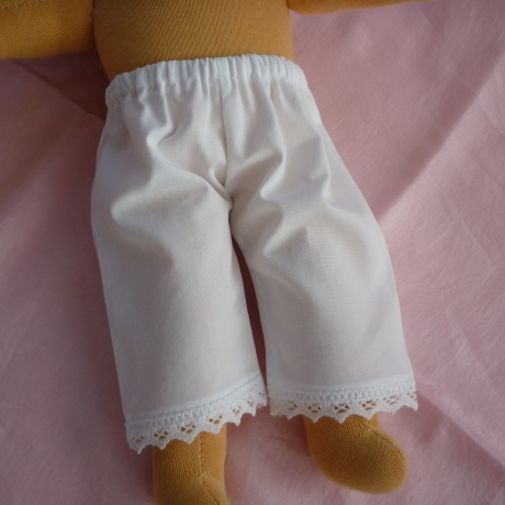 Lange Unterhose für Puppengröße 37 - 40 cm