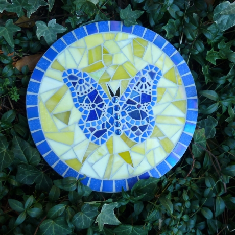 Mosaik  Garten Trittstein Schmetterling