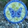 Mosaik  Garten Trittstein Schmetterling