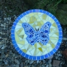 Mosaik  Garten Trittstein Schmetterling
