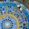 Beton Vogeltränke Mosaik Wasserschale Biene