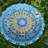 Beton Vogeltränke Mosaik Wasserschale Biene