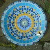 Beton Vogeltränke Mosaik Wasserschale Biene