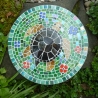 Mosaik  Garten Trittstein Dekostein rund Schildkröte