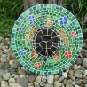 Mosaik  Garten Trittstein Dekostein rund Schildkröte