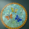 Mosaik  Garten Trittstein Schmetterlinge