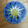 Mosaik  Garten Trittstein suncatcher Sonne