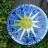 Mosaik  Garten Trittstein suncatcher Sonne
