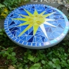 Mosaik  Garten Trittstein suncatcher Sonne