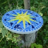 Mosaik  Garten Trittstein suncatcher Sonne