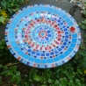 Beton Vogeltränke Mosaik Wasserschale Fisch