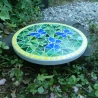 Mosaik  Garten Trittstein Schmetterlinge blau
