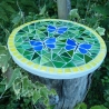 Mosaik  Garten Trittstein Schmetterlinge blau