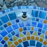 Beton Vogeltränke Mosaik Wasserschale Biene