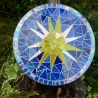Mosaik  Garten Trittstein suncatcher Sonne