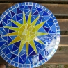 Mosaik  Garten Trittstein suncatcher Sonne