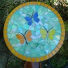Mosaik  Garten Trittstein Schmetterlinge