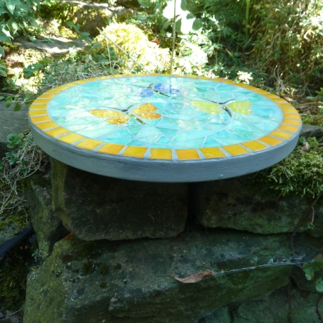Mosaik  Garten Trittstein Schmetterlinge