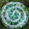 Mosaik  Garten Zierstein Dekostein rund Spirale