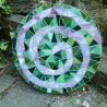 Mosaik  Garten Zierstein Dekostein rund Spirale