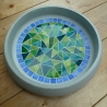 Beton Mosaikschale Obstschale Dekoschale