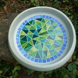 Beton Mosaikschale Obstschale Dekoschale